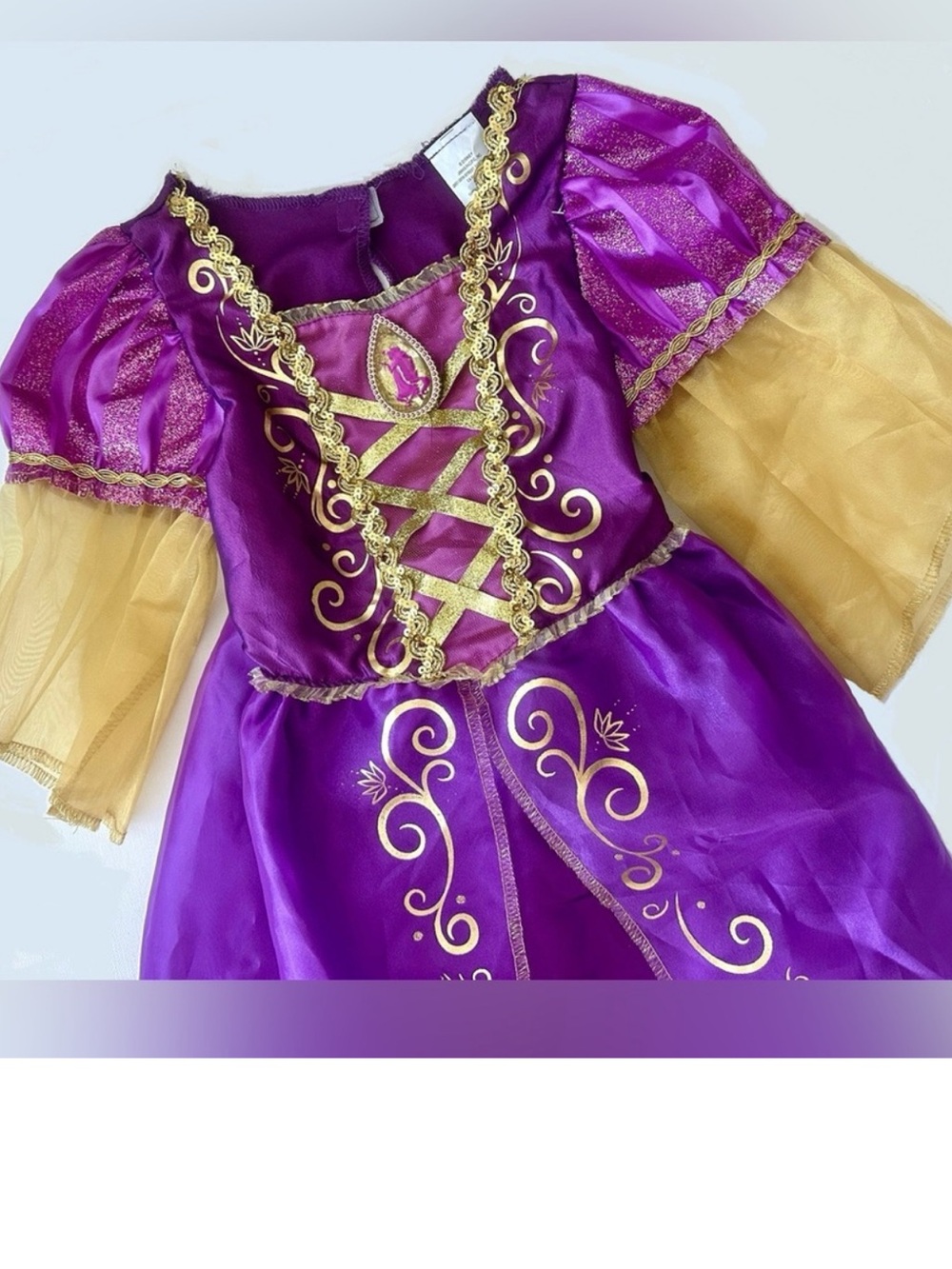Disney’s Rapunzel Purple and Gold Princess Costume Dress size 4/6